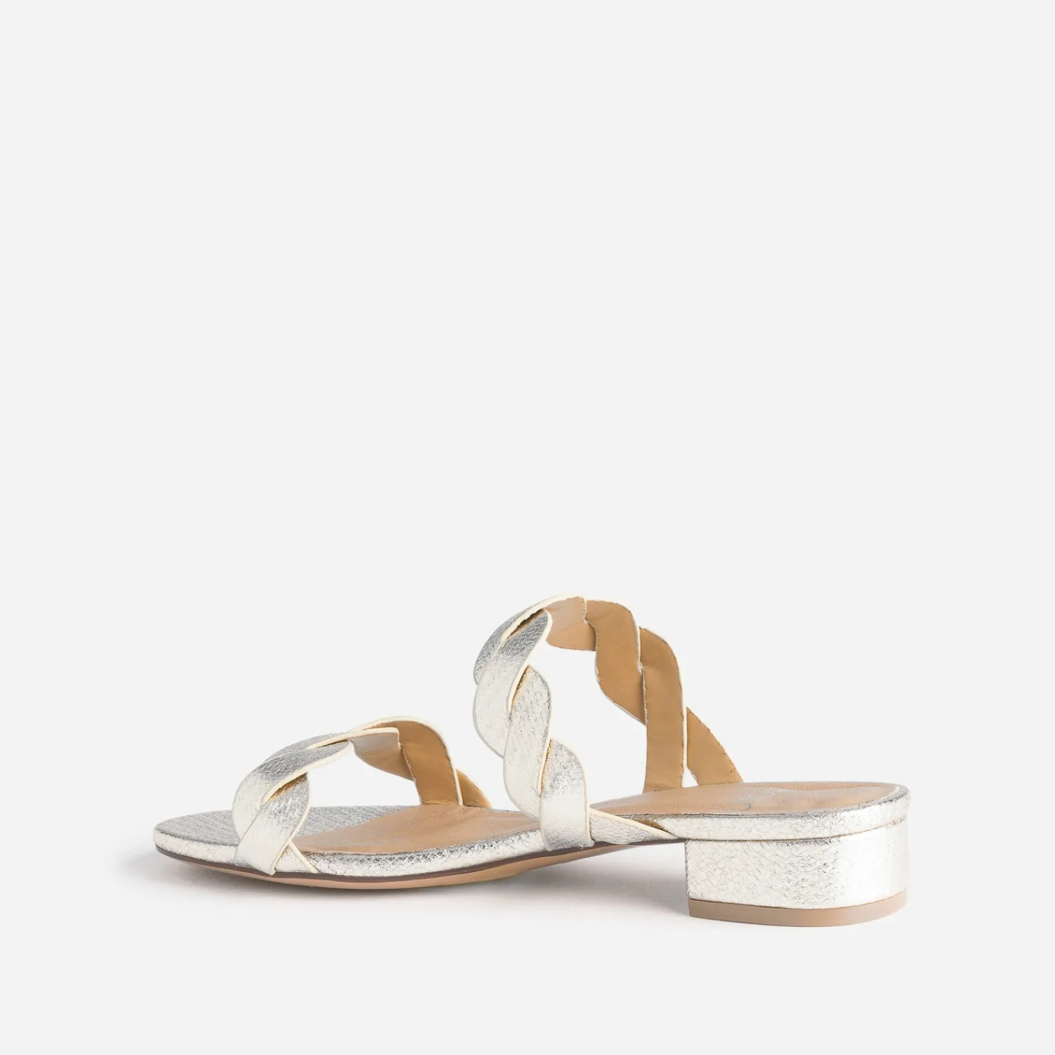 Eram Mules/Tongs|Sandales^Mule dée à brides entrelacées OR