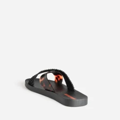 IPANEMA Mules/Tongs^Mule e et écaille détail tresse NOIR