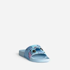 Stitch Sandales^Mule LILO & e embossée BLEU