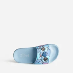 Stitch Sandales^Mule LILO & e embossée BLEU