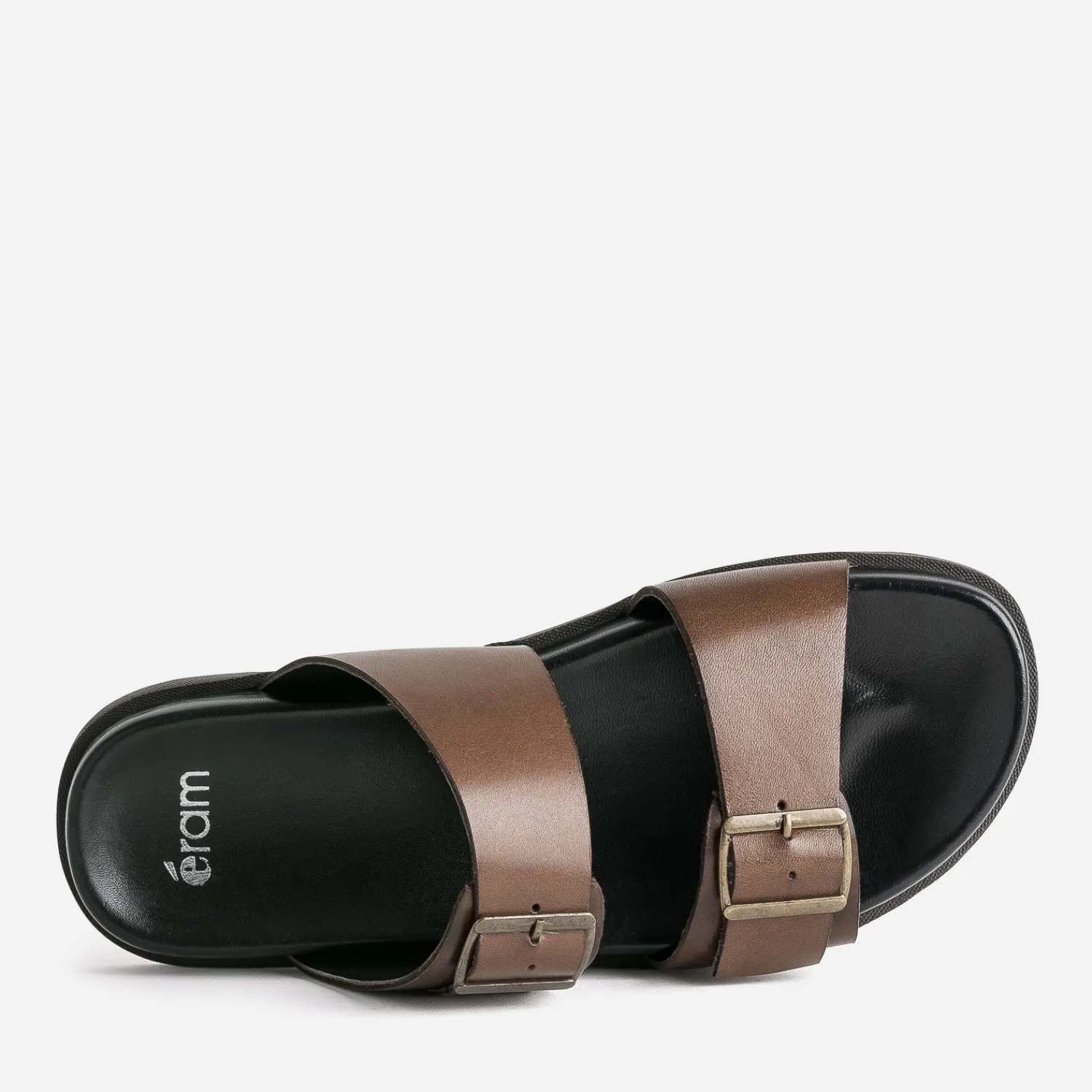 Eram Nu-Pieds/Sandales^Mule en cuir MARRON