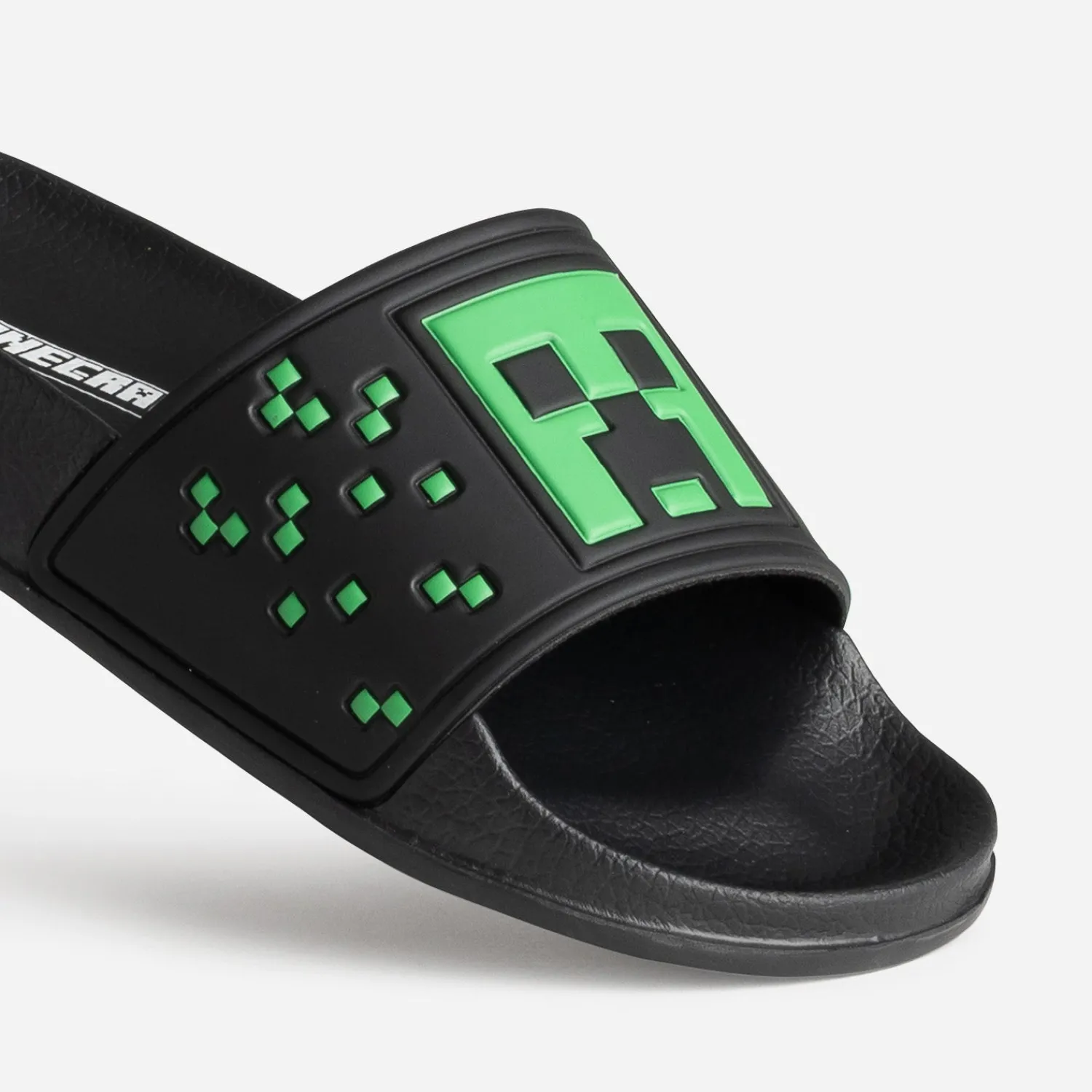 4723 Sandales^Mule MINECRAFT e et verte NOIR