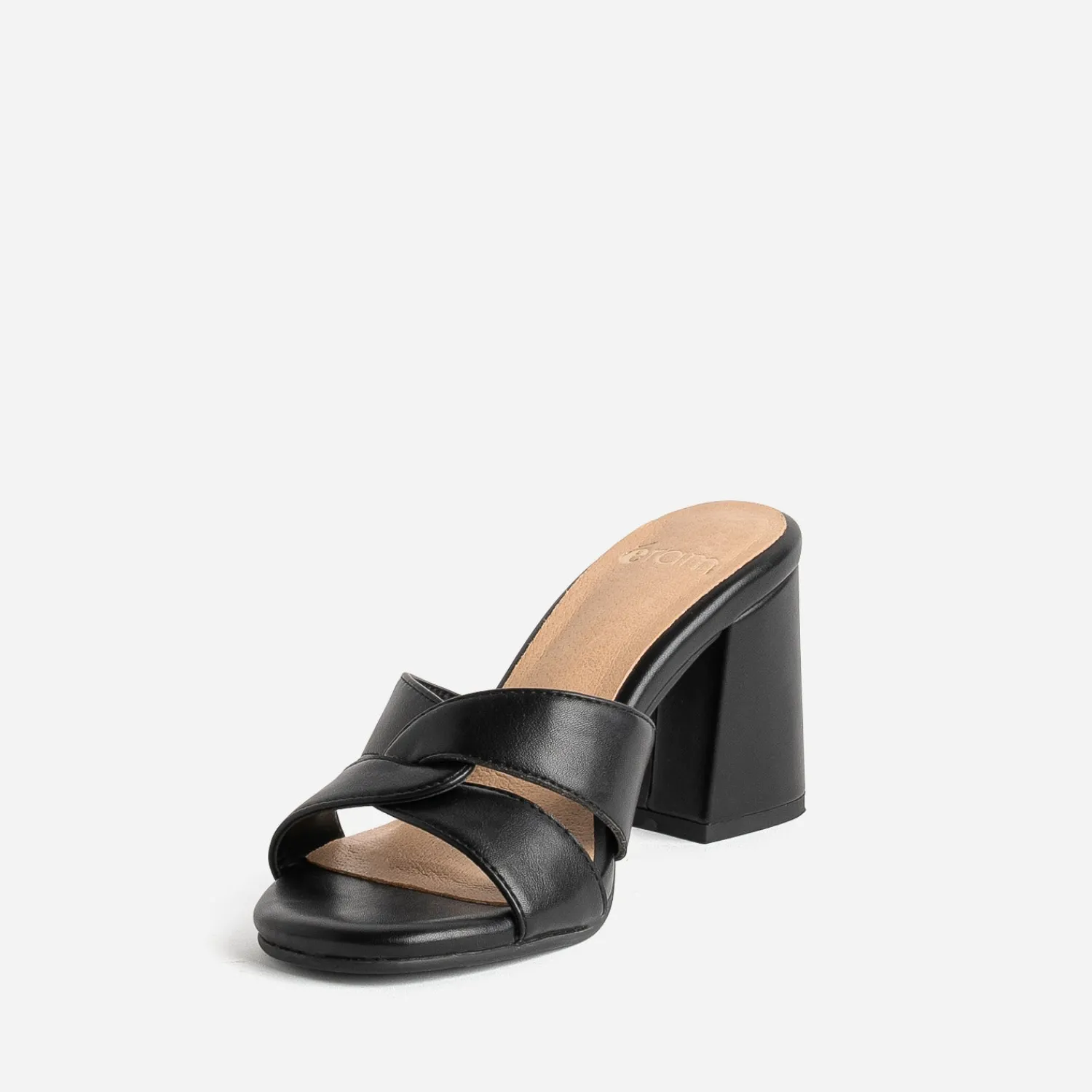 Eram Mules/Tongs|Sandales^Mule e à brides croisées NOIR