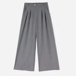 Texto Pantalons & Jeans^Pantalon de tailleur rayures tennis GRIS