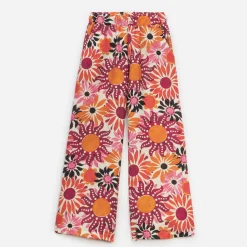 Texto Pantalons & Jeans^Pantalon imprimé psychédélique ORANGE