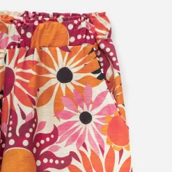 Texto Pantalons & Jeans^Pantalon imprimé psychédélique ORANGE