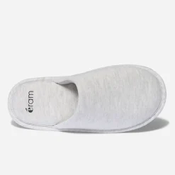 Eram Chaussons^Pantoufle femme blanche GRIS