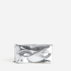 Eram Sacs À Main^Pochette ée maxi nœud ARGENT