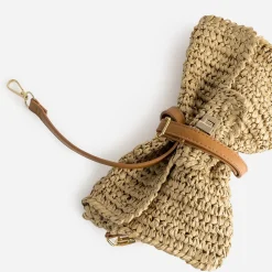 Eram Pochettes|Sacs À Main^Pochette paille tressée BEIGE
