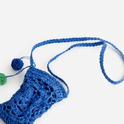 Eram Sacs|Pochettes^Pochette enfant e façon macramé BLEU