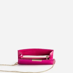 Eram Petite Maroquinerie^Pochette fuchsia métallisée ROSE