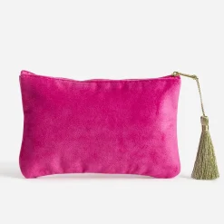 Eram Petite Maroquinerie^Pochette velours à message - Sélection Octobre ROSE