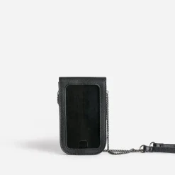 Texto Pochettes|Petite Maroquinerie^Pochette-téléphone tactile e NOIR