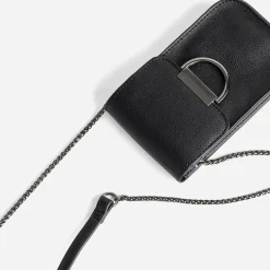 Texto Pochettes|Petite Maroquinerie^Pochette-téléphone tactile e NOIR