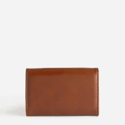 Eram Petite Maroquinerie^Portefeuille détail anneau métal doré COGNAC