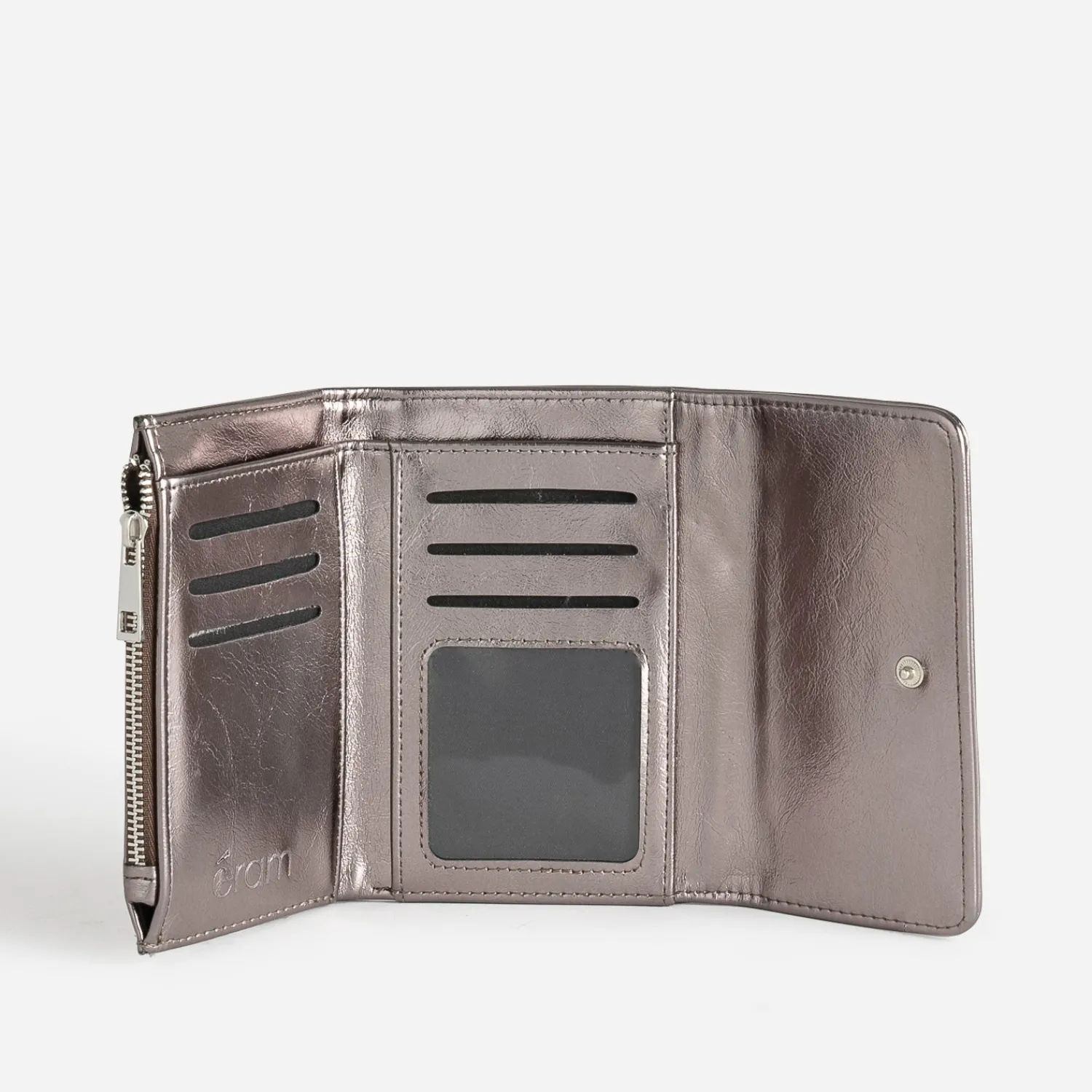 Eram Petite Maroquinerie^Portefeuille gris foncé métallisé ARGENT