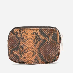 Eram Petite Maroquinerie^Porte-monnaie camel effet python MARRON