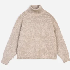 Texto Pulls^Pull oversize BEIGE