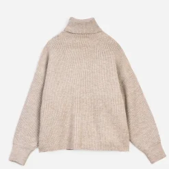 Texto Pulls^Pull oversize BEIGE