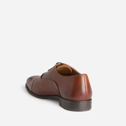 Eram Chaussures De Ville^Richelieu cuir bout droit COGNAC