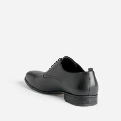 Eram Chaussures De Ville^Richelieu en cuir NOIR