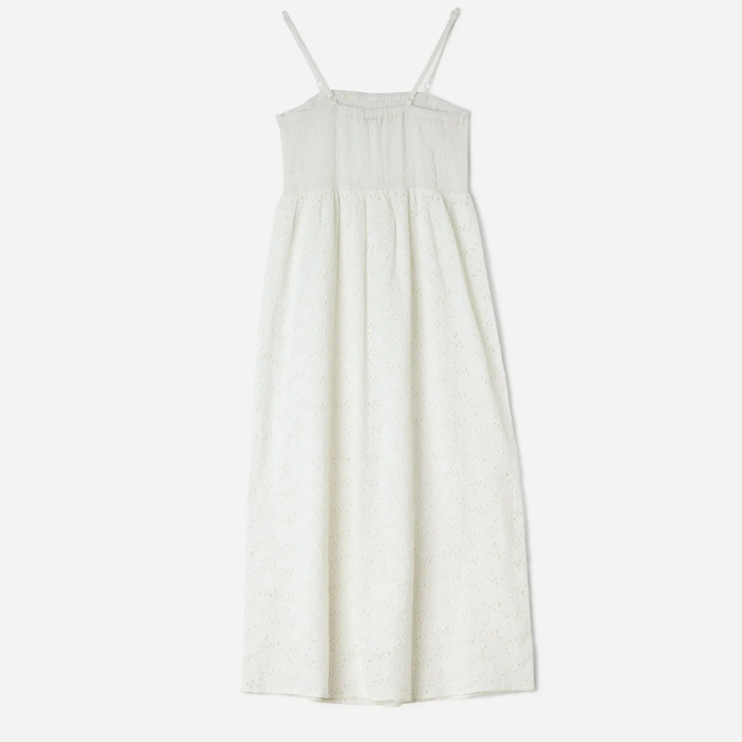 Texto Robes^Robe écrue en broderie anglaise ECRU