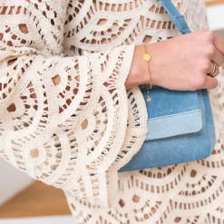 Texto Robes^Robe écrue façon macramé BEIGE