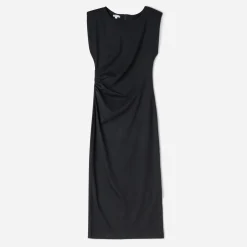 Texto Robes^Robe-tube longue e NOIR