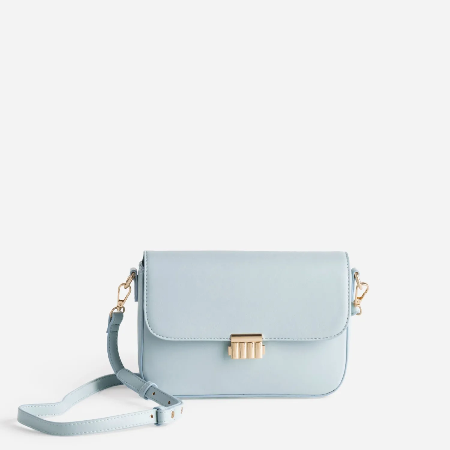 Eram Sacs À Main^Sac à main baby blue métalleries dorées BLEU