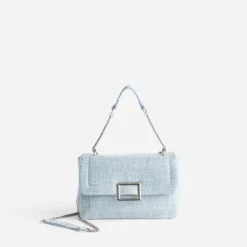 Eram Sacs À Main^Sac à main baby blue textile souple BLEU
