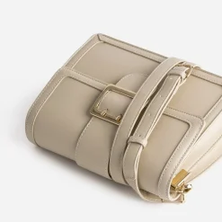 Eram Sacs À Main^Sac à main avec boucle métal BEIGE