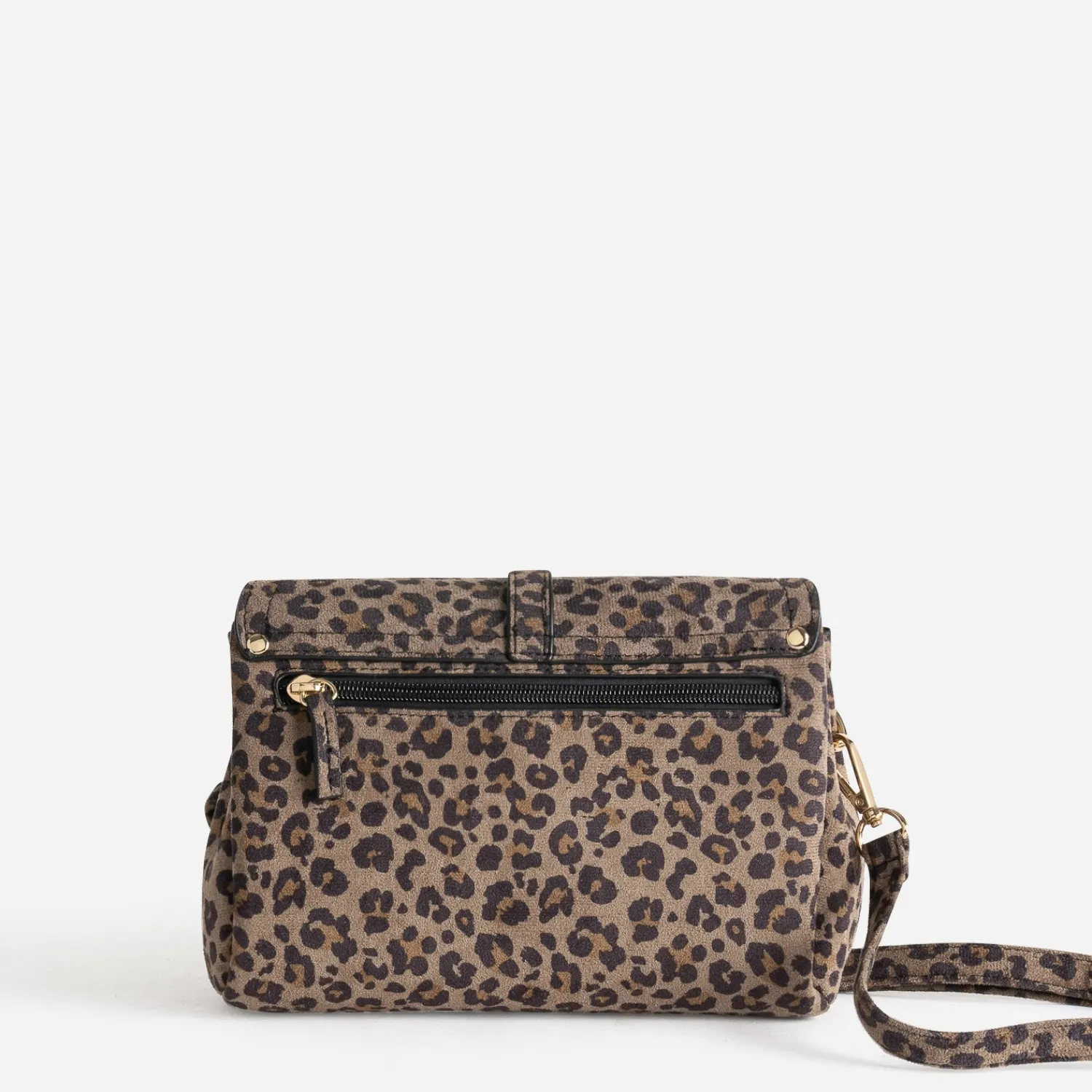 Eram Sacs À Main^Sac à main suédé à motif léopard MARRON