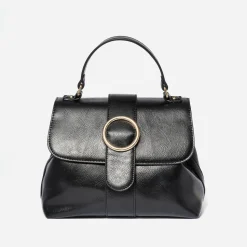 Eram Sacs À Main^Sac à main avec boucle ronde métal NOIR