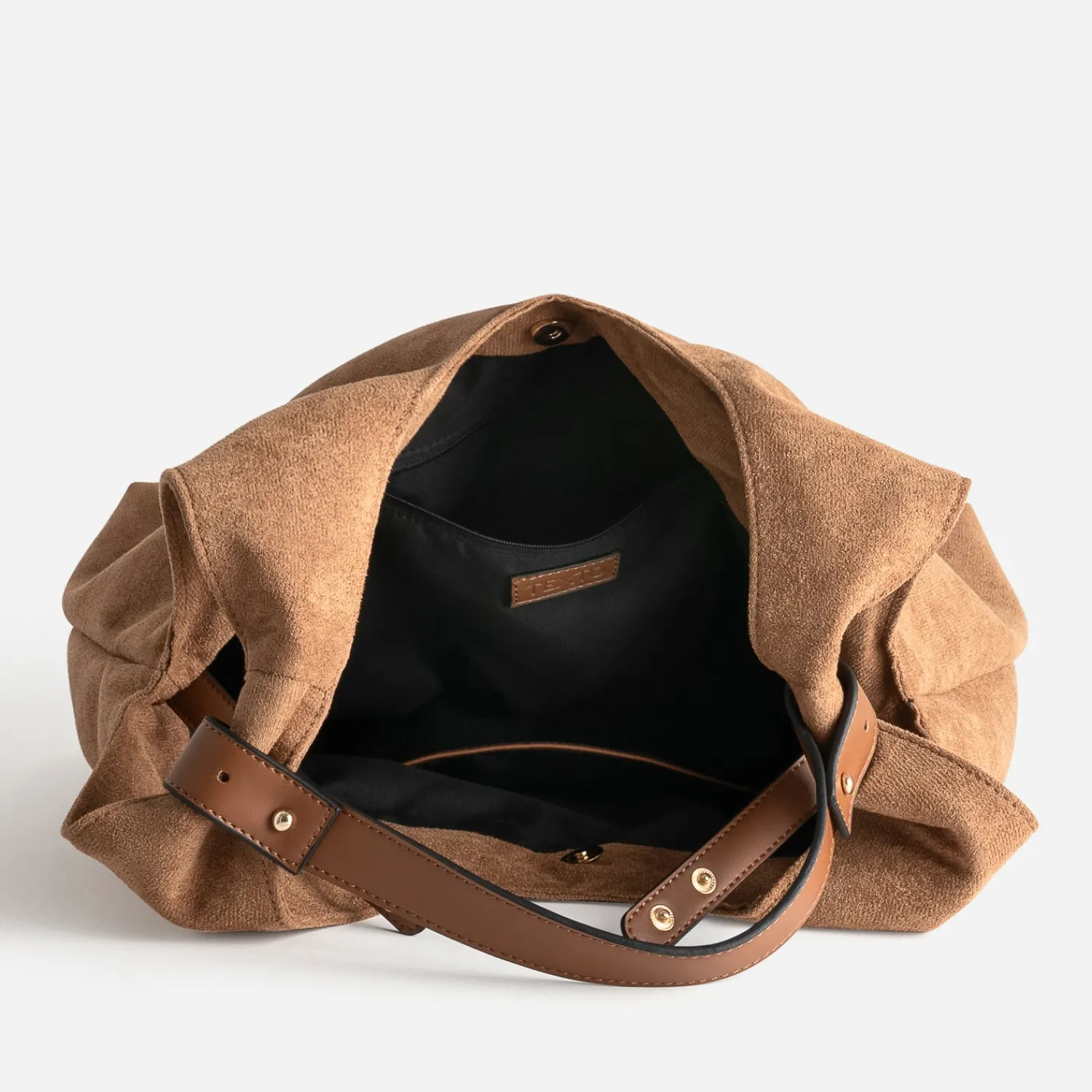 Texto Sacs Cabas|Sacs À Main^Sac à main suédé COGNAC