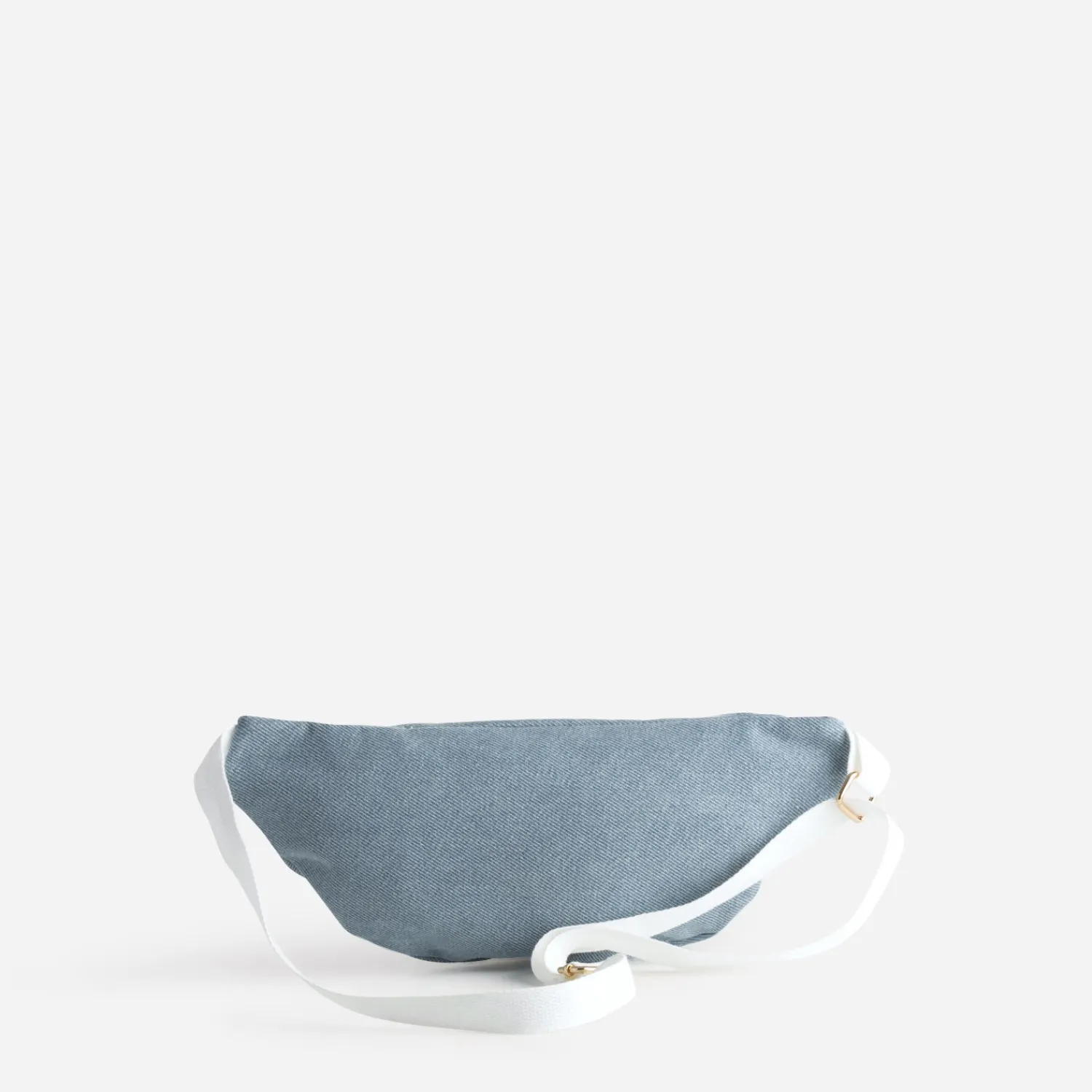 Eram Sacs Bananes & Bandoulières|Sacs À Main^Sac banane baby blue en toile brodée fleurs BLEU