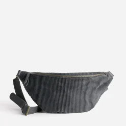 Eram Sacs Bananes & Bandoulières|Sacs À Main^Sac banane velours côtelé GRIS