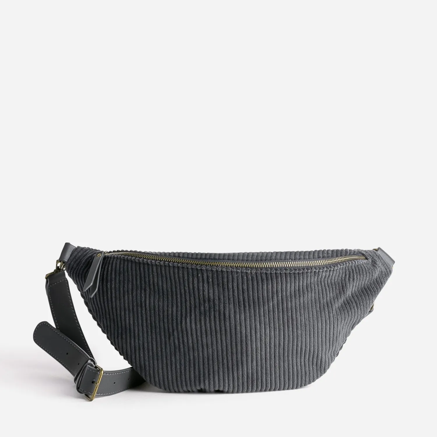 Eram Sacs Bananes & Bandoulières|Sacs À Main^Sac banane velours côtelé GRIS
