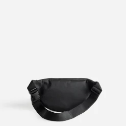 Eram Sacs|Sacs & Besaces^Sac banane nylon tissé mat NOIR
