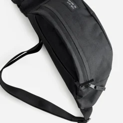 Eram Sacs|Sacs & Besaces^Sac banane nylon tissé mat NOIR