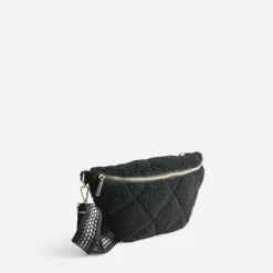 Eram Sacs Bananes & Bandoulières|Sacs À Main^Sac banane sherpa bouclette NOIR