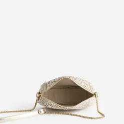 Eram Sacs Bandoulières|Sacs À Main^Sac bandoulière brodé doré BEIGE