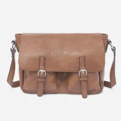 Eram Sacs Bandoulières|Sacs À Main^Sac bandoulière cognac à double boucle CAMEL