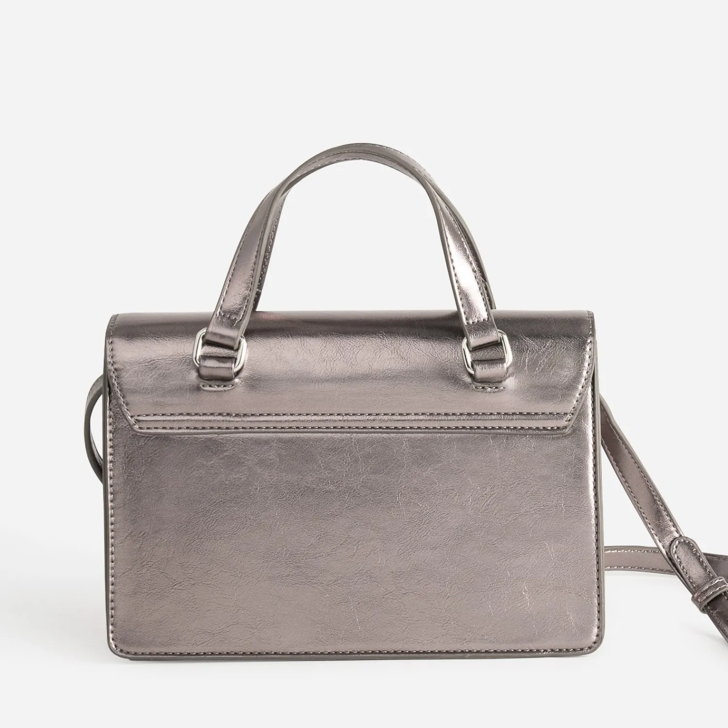Eram Sacs Bandoulières|Sacs À Main^Sac bandoulière gris foncé métallisé ARGENT