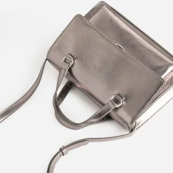 Eram Sacs Bandoulières|Sacs À Main^Sac bandoulière gris foncé métallisé ARGENT