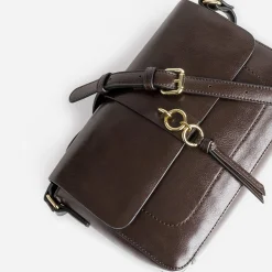 Eram Sacs Bandoulières|Sacs À Main^Sac bandoulière avec double anneaux MARRON