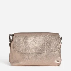 Texto Capsule Maroquinerie Cuir|Sacs Bandoulières^Sac bandoulière bronze cuir métallisé MARRON