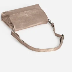 Texto Capsule Maroquinerie Cuir|Sacs Bandoulières^Sac bandoulière bronze cuir métallisé MARRON
