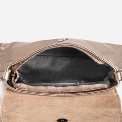 Texto Capsule Maroquinerie Cuir|Sacs Bandoulières^Sac bandoulière bronze cuir métallisé MARRON