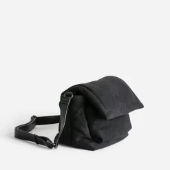 Texto Sacs Bandoulières|Sacs À Main^Sac bandoulière irisé textile suédé NOIR