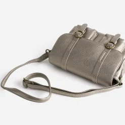 Eram Sacs À Main^Sac besace taupe métallisé MARRON